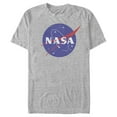 thumbnail image 1 of Men's NASA Circle Logo  Graphic Tee Athletic Heather 2X Large, 1 of 4