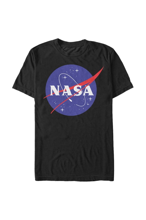 Men's NASA Circle Logo Graphic Tee Black Small