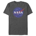 thumbnail image 1 of Men's NASA Circle Logo Graphic Tee Charcoal Heather 3X Large, 1 of 4