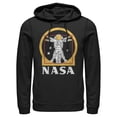 thumbnail image 1 of Men's NASA Da Vinci Astronaut Logo  Pull Over Hoodie Black X Large, 1 of 3