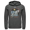 thumbnail image 1 of Men's NASA Explore The Universe Circle Portrait  Pull Over Hoodie Charcoal Heather X Large, 1 of 3