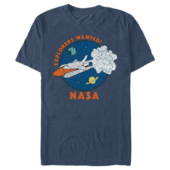 Men's NASA Explorers Wanted Distressed Graphic T-Shirt