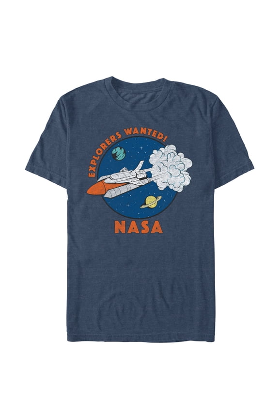 Men's NASA Explorers Wanted Distressed Graphic T-Shirt