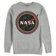 thumbnail image 1 of Men's NASA Galaxy In Rainbow Circles  Sweatshirt Athletic Heather Medium, 1 of 3