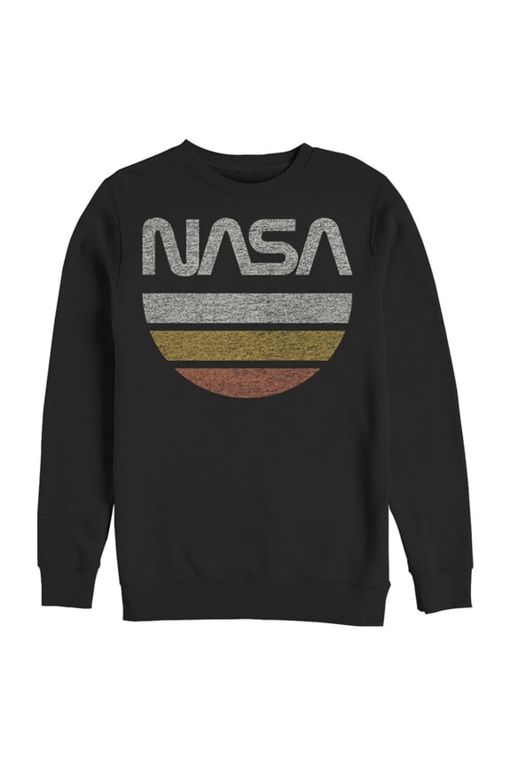 Men's NASA Half Moon Sweatshirt Black Medium