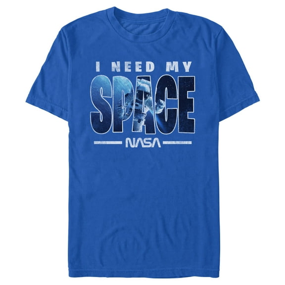Men's NASA I Need My Space Distressed  Graphic T-Shirt