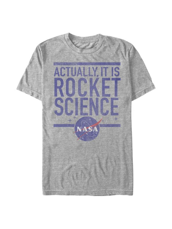 Men's NASA It is Rocket Science Graphic Tee Athletic Heather 2X Large