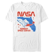 Mens NASA Kennedy Space Center Distressed Graphic T-Shirt