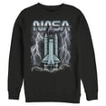 thumbnail image 1 of Men's NASA Lightning Launch  Sweatshirt Black X Large, 1 of 3