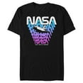 thumbnail image 1 of Men's NASA Logo Fade Away  Graphic Tee Black 3X Large, 1 of 4