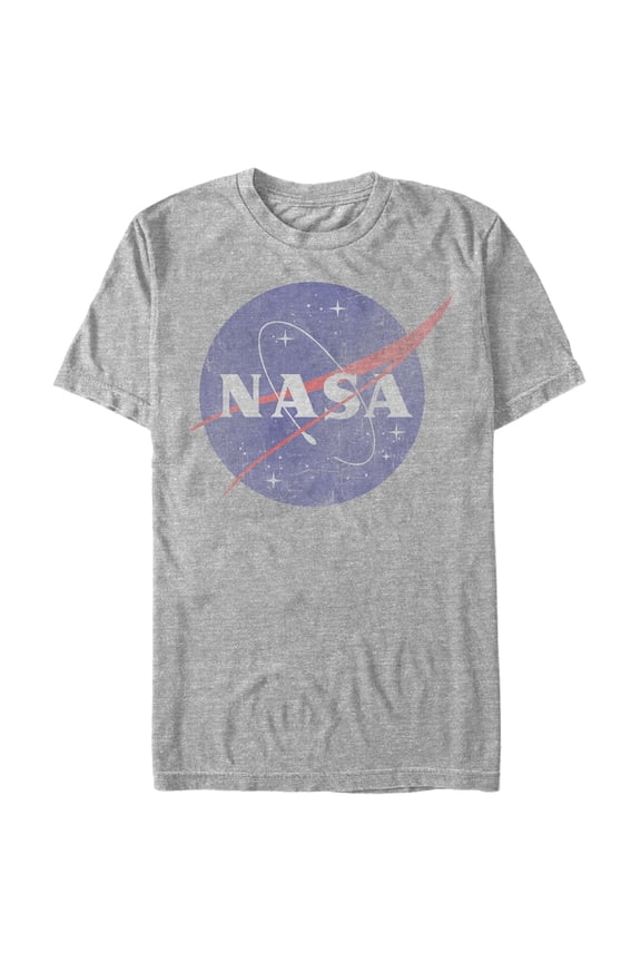 Men's NASA Logo Graphic Tee Athletic Heather Medium