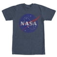 thumbnail image 1 of Men's NASA Logo  Graphic Tee Navy Blue Heather Medium, 1 of 3