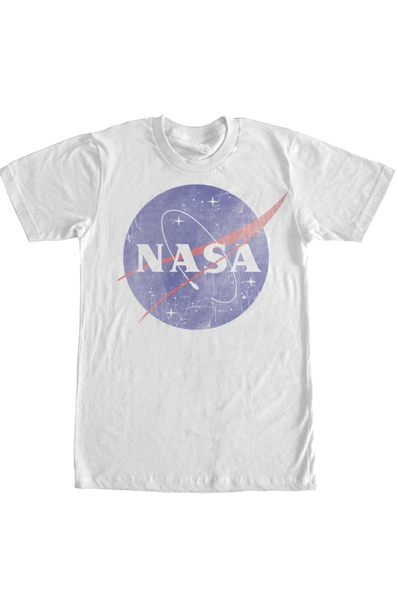 Men's NASA Logo Graphic Tee White Small