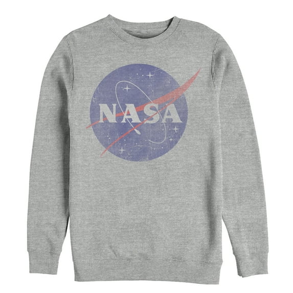 Men's NASA Logo Sweatshirt Athletic Heather Small