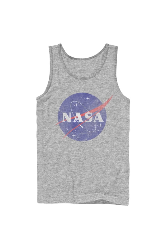 Men's NASA Logo Tank Top Athletic Heather Medium