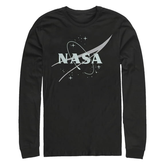 Men's NASA Minimal Logo Long Sleeve Shirt