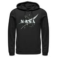 thumbnail image 1 of Men's NASA Minimal Logo Pull Over Hoodie Black X Large, 1 of 3