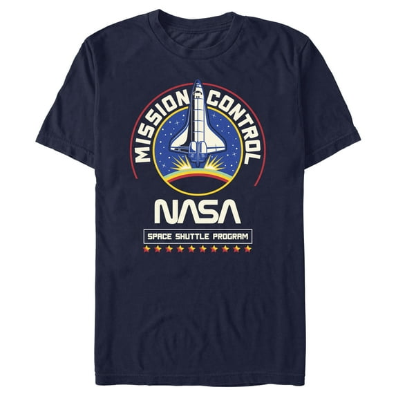 Men's NASA Mission Control Space Shuttle Program Graphic T-Shirt
