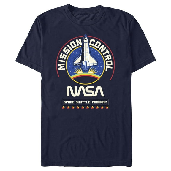 Men's NASA Mission Control Space Shuttle Program  Graphic T-Shirt