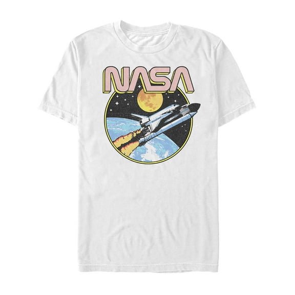 Men's NASA Rocket Journey Graphic Tee White 3X Large