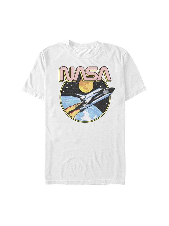 Men's NASA Rocket Journey Graphic Tee White 3X Large