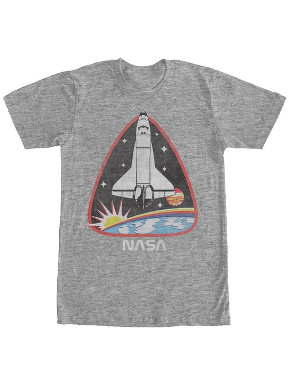 Men's NASA Rocket Launch Graphic Tee Athletic Heather 2X Large