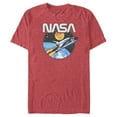 thumbnail image 1 of Men's NASA Shuttle Journey  Graphic Tee Red Heather Medium, 1 of 4
