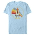 thumbnail image 1 of Men's NASA Shuttle Launch Into Rainbow Graphic Tee Light Blue Medium, 1 of 3
