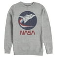 thumbnail image 1 of Men's NASA Shuttle Three Color Swoosh Circle  Graphic Tee Athletic Heather 3X Large, 1 of 4