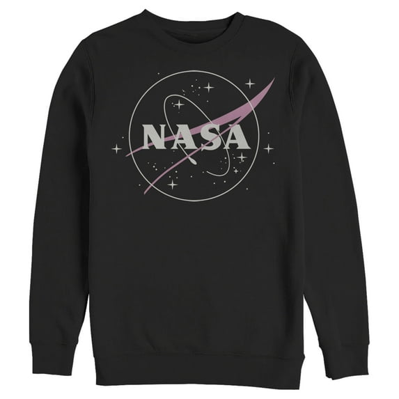 Men's NASA Simple Logo Sweatshirt Black Small