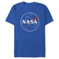 thumbnail image 1 of Men's NASA Sleek Logo  Graphic Tee Royal Blue Small, 1 of 4