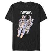 Mens NASA Space Astronaut Logo Graphic T-Shirt