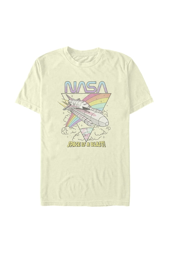 Men's NASA Space Is a Blast Graphic Tee Beige 3X Large
