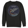 thumbnail image 1 of Men's NASA Space Rocket  Sweatshirt Black Large, 1 of 3