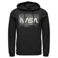 thumbnail image 1 of Men's NASA Space Shuttle Blast Off Text Over Lay  Pull Over Hoodie Black X Large, 1 of 3