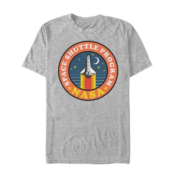 Men's NASA Space Shuttle Program Graphic Tee Athletic Heather Large