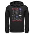 thumbnail image 1 of Men's NASA Space Shuttle Schematic Details  Pull Over Hoodie Black X Large, 1 of 3