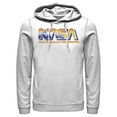 thumbnail image 1 of Men's NASA Space Technology Logo  Pull Over Hoodie White X Large, 1 of 3