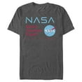 thumbnail image 1 of Men's NASA Space Vacation Expert Out Of This World!  Graphic Tee Charcoal Heather X Large, 1 of 4