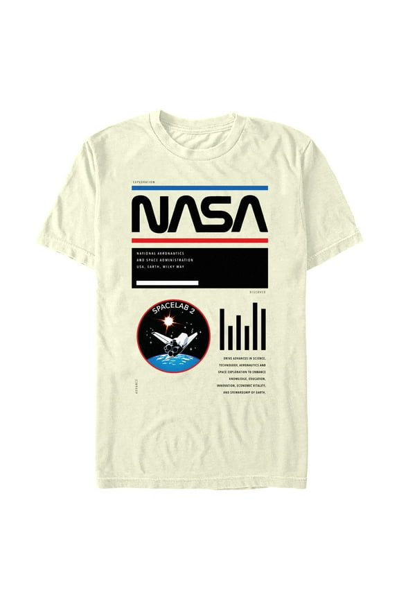 Men's NASA Spacelab 2 Exploration Discover Advance Graphic T-Shirt