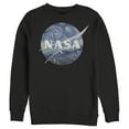 thumbnail image 1 of Men's NASA Starry Night Logo Sweatshirt Black X Large, 1 of 3