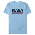 thumbnail image 1 of Men's NASA Stripe Minimal Logo Vintage  Graphic T-Shirt, 1 of 3