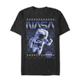 thumbnail image 1 of Men's NASA Ugly Christmas Astronaut Print  Graphic Tee Black 3X Large, 1 of 4