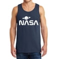 thumbnail image 1 of Men’s NASA with Saturn Design Heavy Cotton Tank Tops - XS ~ 3XL, 1 of 2