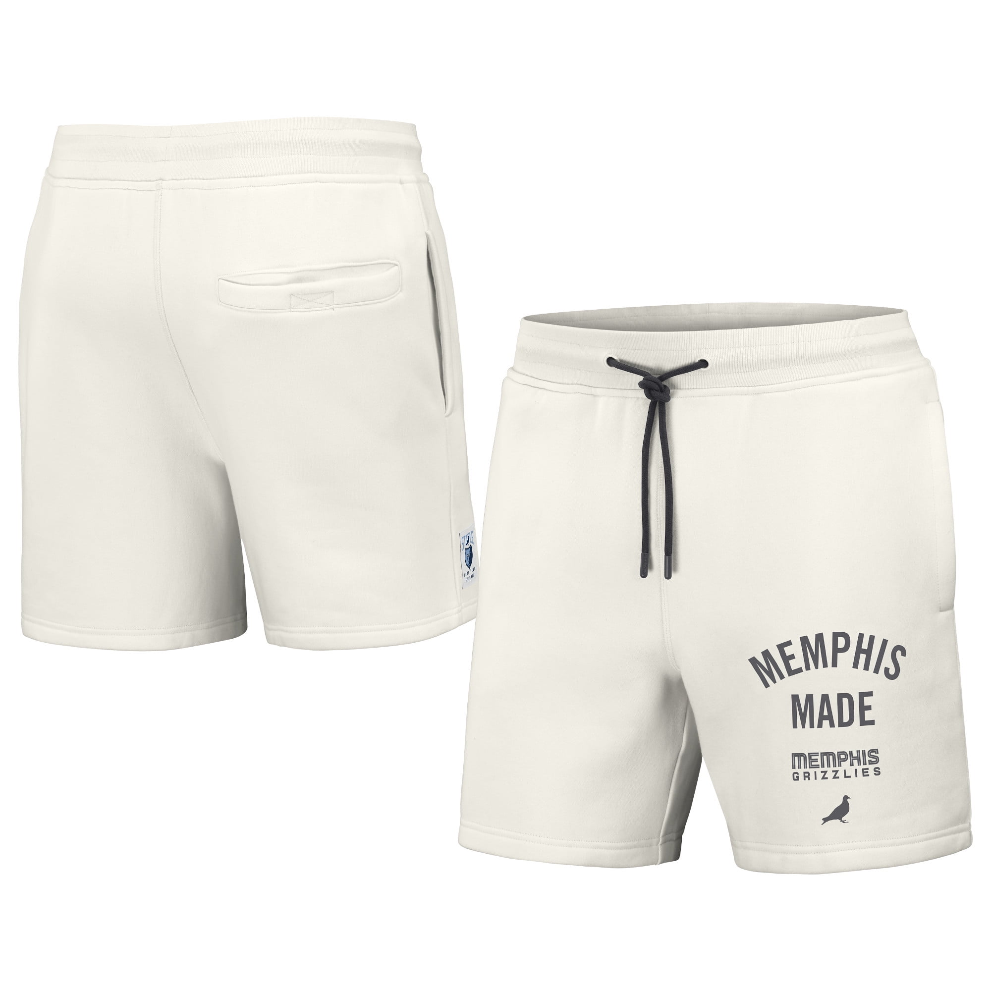 Men's NBA x Staple Cream Memphis Grizzlies Heavyweight Fleece Shorts - Walmart.com