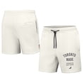thumbnail image 1 of Men's NBA x Staple Cream Toronto Raptors Heavyweight Fleece Shorts, 1 of 3