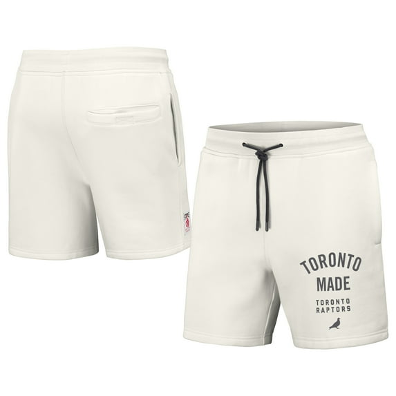 Men's NBA x Staple Cream Toronto Raptors Heavyweight Fleece Shorts