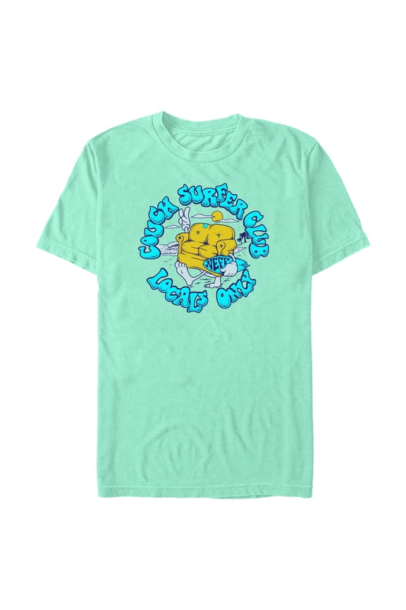 Men's NEFF Couch Surfer Club Large Logo  Graphic T-Shirt