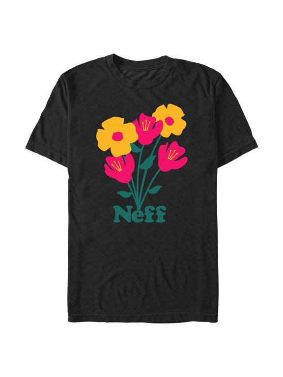Men's NEFF Large Flower Bouquet Logo Graphic T-Shirt