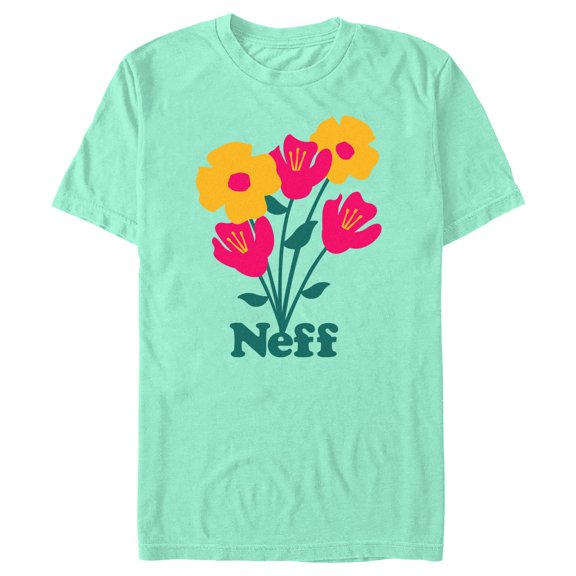Men's NEFF Large Flower Bouquet Logo  Graphic T-Shirt